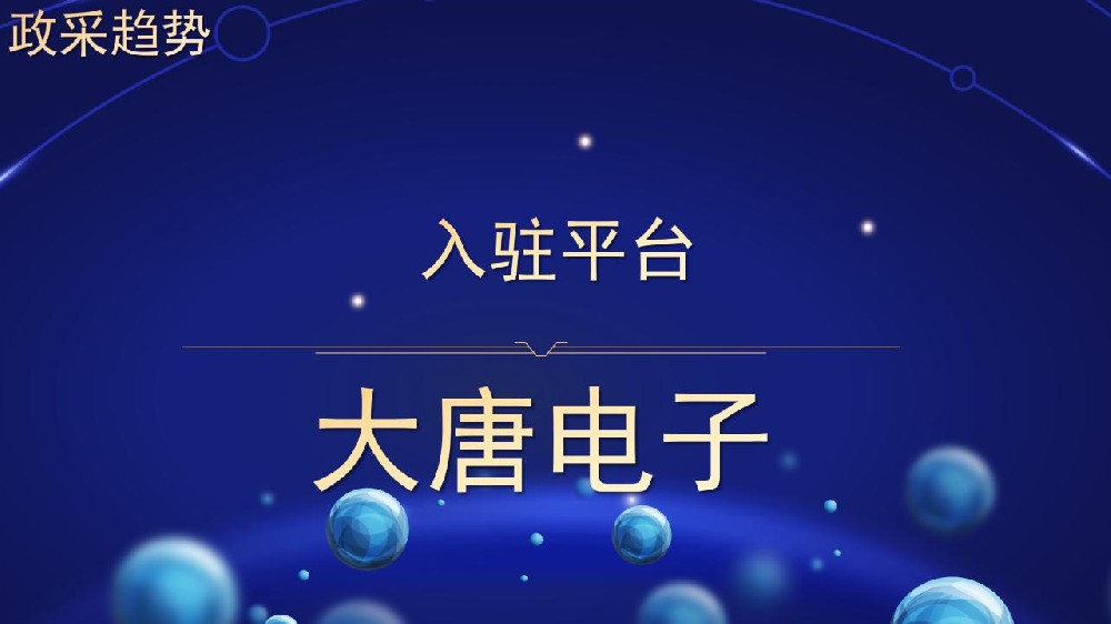 入驻平台 大唐电子